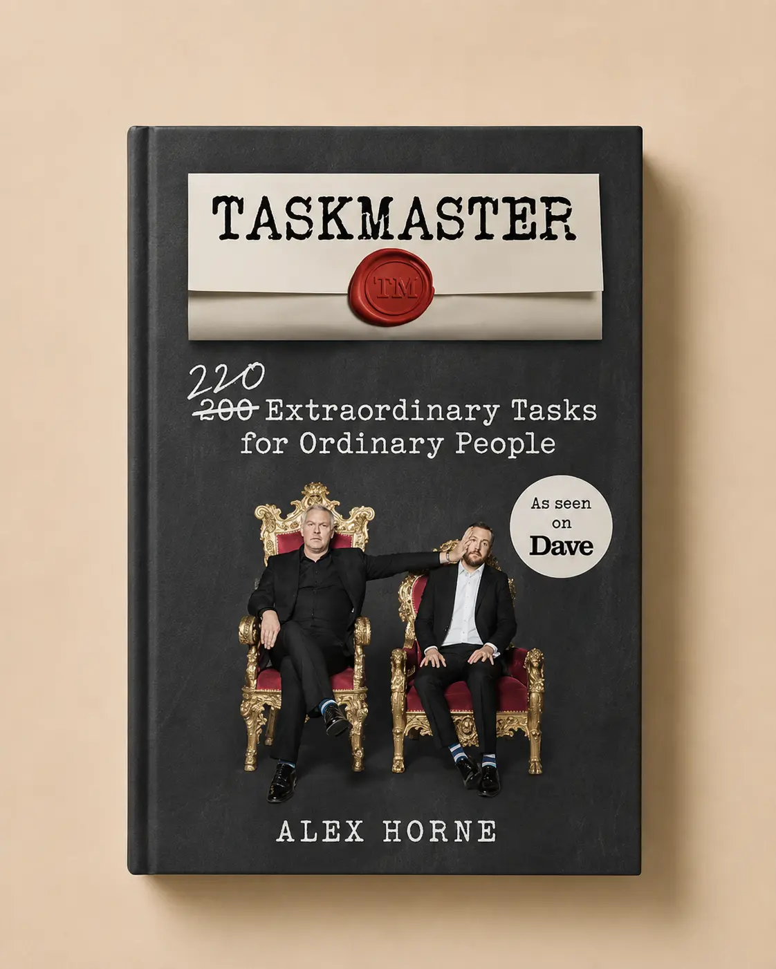 Cover of Taskmaster: 220 Extraordinary Tasks for Ordinary People by Alex Horne